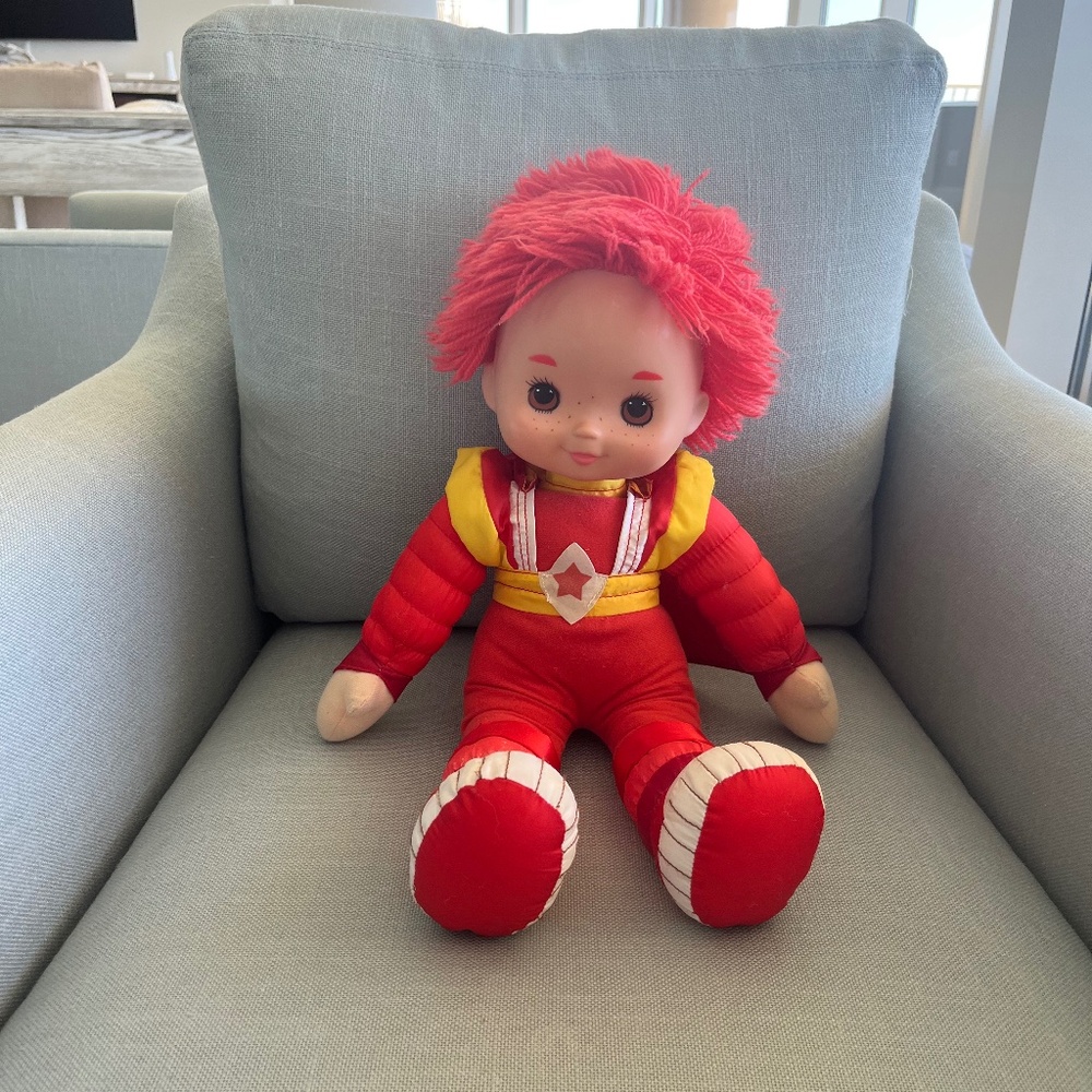 Vintage 1983 Rainbow Brite Red Butler Doll Plush Hallmark Mattel